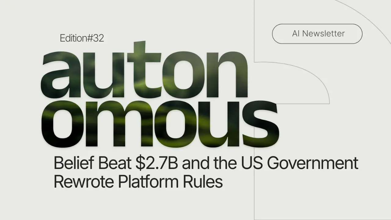 Belief Beat $2.7B and the US Government Rewrote Platform Rules