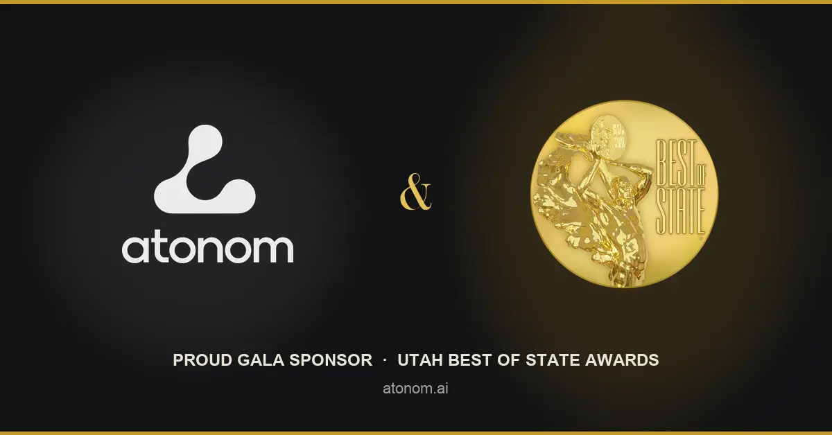 Atonom Proud to Sponsor Utah’s Best of State Awards Gala