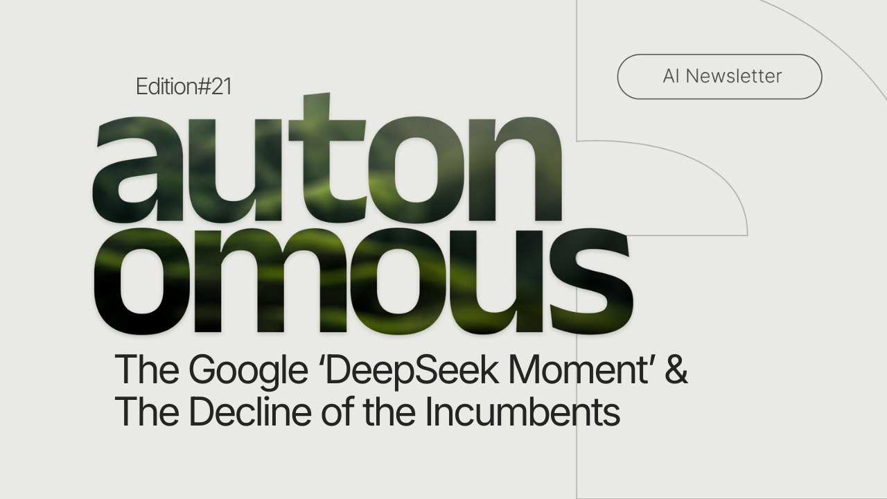 The Google "DeepSeek Moment" and the Decline of the Incumbents