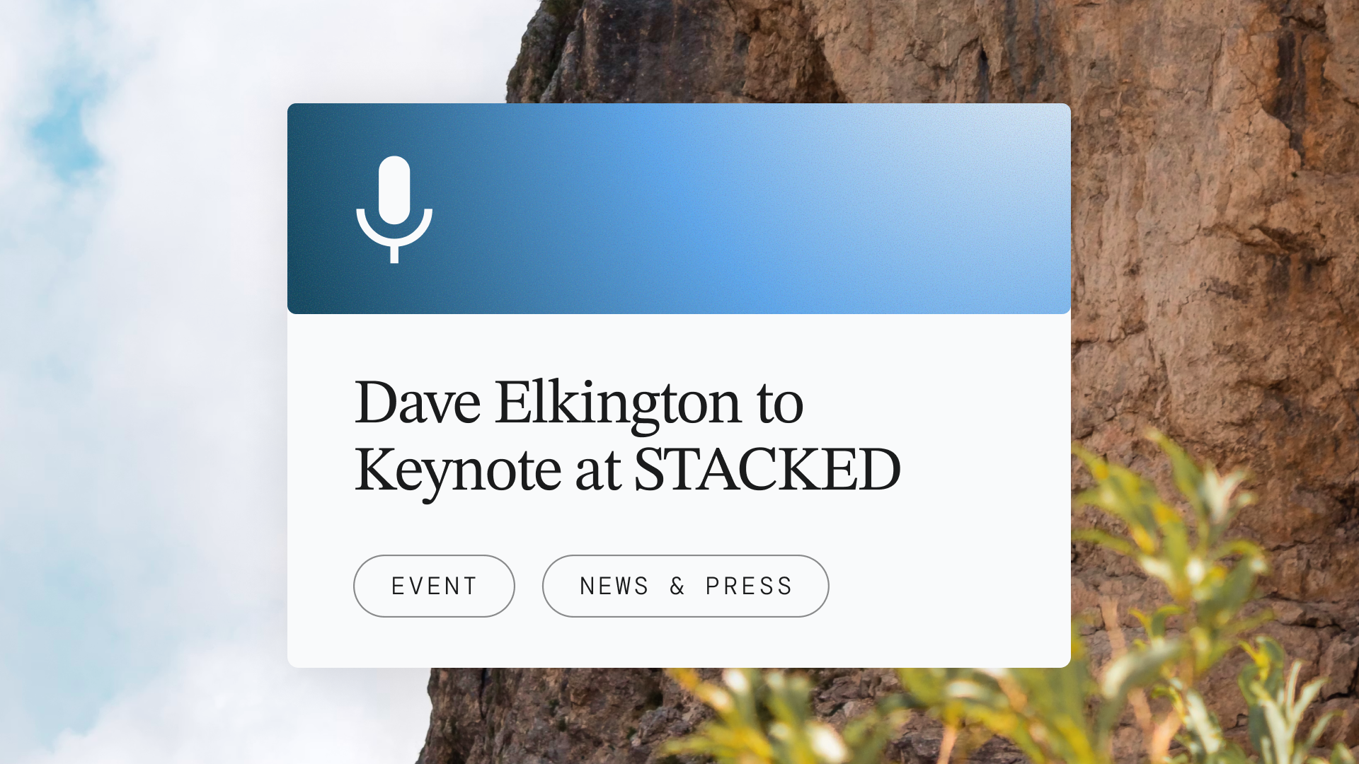 Atonom CEO Dave Elkington to Keynote at Silicon Slopes STACKED